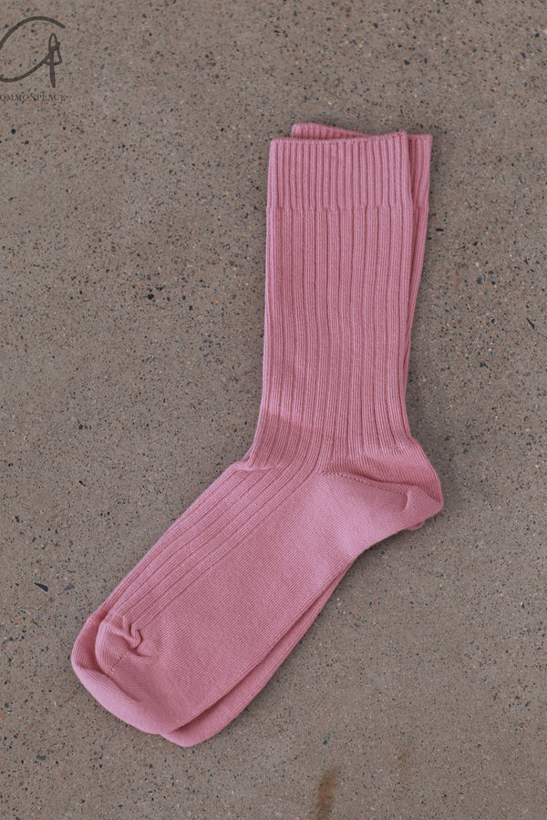 BASERANGE COTTON Socks Collection BAS-KARS-CR-SP25-BRIDGE BROWN KOAS